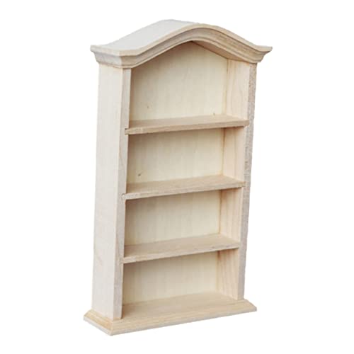 UKCOCO 1Stück Möbelmodell für Puppenhaus Retro Regal für Mini Dekoration Perfektes DIY Zubehör für Sammler und Modellbauer für Kreative Gestaltung von UKCOCO