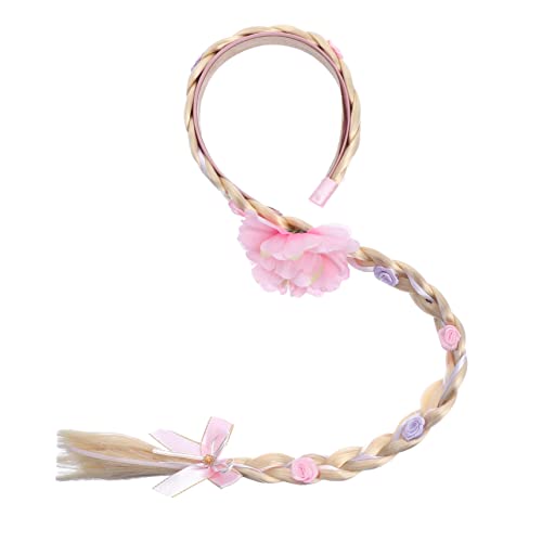 UKCOCO 1Stück Rosa Haarband für Geflochtenes Twist Braid Haarteil für Cosplay und Täglichen Gebrauch von UKCOCO