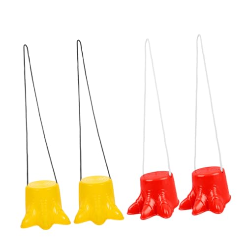 UKCOCO 2 Paare Stelzenschuhe für Stelzen springen Plattform Stelzen Kinderstelzen Stelzen für sensorisches Training Eimer Stelzen Halloween-Stelzen Plastik von UKCOCO