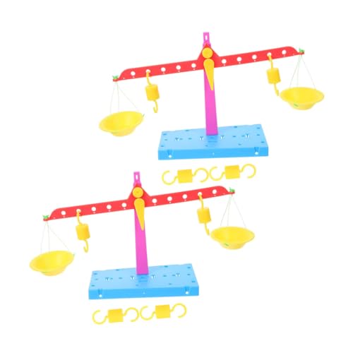 UKCOCO 2 Pcs Education Lever Balance Scale Für Kinder DIY Science Experiment Spielzeugbilanzskala Assembly -Spielzeug Mathematik -lernspielzeug Für Klassenzimmer von UKCOCO