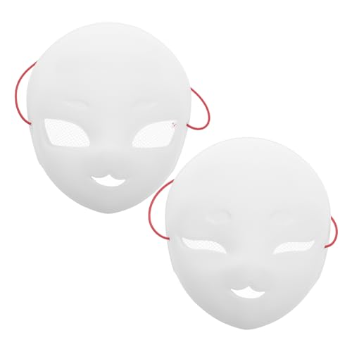 UKCOCO 2 STÜCK Weiße Gesichtsmaske mit Atmungsaktivem Netzstoff Robuste und Leichte Bastelmaske zum Bemalen für und Cosplay Veranstaltungen UKCOCO 2 STÜCK Weiße Gesichtsmaske mit Atmungsaktivem Netzstoff Robuste und Leichte Bastelmaske zum Bemalen für und Cosplay Veranstaltungen von UKCOCO