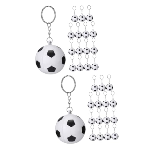 UKCOCO 2 Sätze Fußball Schlüsselanhänger Dekoration Mehrere Junge Schlüsselanhänger Schlüsselanhänger Für Schlüsselkette Kompakter Taschenanhänger Metall Weiß 15 Stücke * 2 UKCOCO 2 Sätze Fußball Schlüsselanhänger Dekoration Mehrere Junge Schlüsselanhänger Schlüsselanhänger Für Schlüsselkette Kompakter Taschenanhänger Metall Weiß 15 Stücke * 2 von UKCOCO