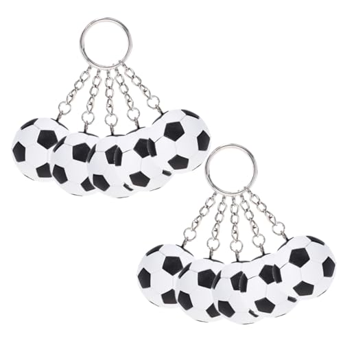 UKCOCO 2 Sätze Fußball Schlüsselanhänger Ringe Fußballparty Schlüsselanhänger Mini Fußball Schlüsselanhänger Sport Aber Geburtstag Kinderfußball Jungengeschenke 10 Stück * 2 UKCOCO 2 Sätze Fußball Schlüsselanhänger Ringe Fußballparty Schlüsselanhänger Mini Fußball Schlüsselanhänger Sport Aber Geburtstag Kinderfußball Jungengeschenke 10 Stück * 2 von UKCOCO