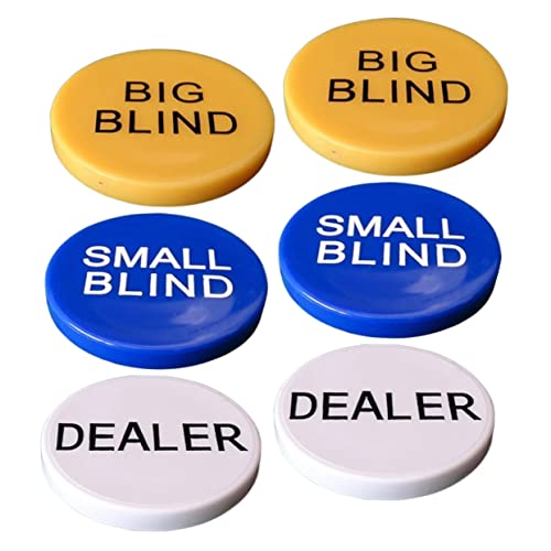 UKCOCO 2 Sätze Spielchips Set Tragbare Poker und Bingo Marker für Zählen und Glücksspiel Chips pro Set für Bingo Partys und Spieleabende von UKCOCO