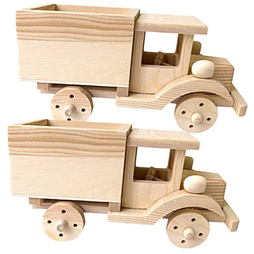 UKCOCO 2 Sätze Teiliges Holzpuzzle Modellbau DIY Kinderpädagogisches zum Zusammenbauen für Kreativität und Vorstellungskraft von UKCOCO