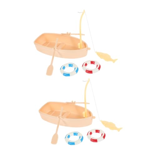 UKCOCO 2 Sätze Teiliges Miniatur Fischerboot Modell Detailreiches Mini Strand Ornament Sichere Glatte Oberfläche Vielseitige Puppenhaus Dekoration für Kinderzimmer und Miniaturwelten UKCOCO 2 Sätze Teiliges Miniatur Fischerboot Modell Detailreiches Mini Strand Ornament Sichere Glatte Oberfläche Vielseitige Puppenhaus Dekoration für Kinderzimmer und Miniaturwelten von UKCOCO
