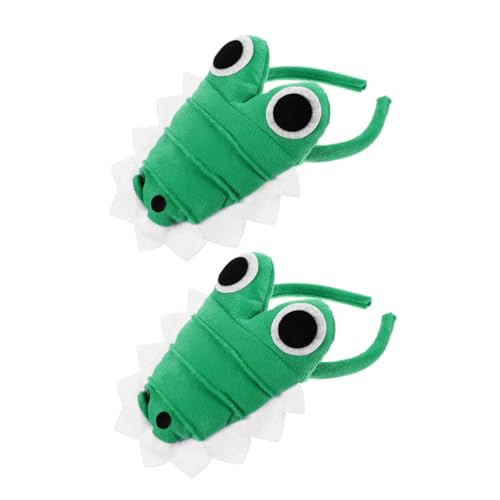 UKCOCO 2 Stück Krokodil Haarband Weiches Material Kreatives Kopfband für Halloween Cosplay Kostüm Party Zubehör für Damen und Herren UKCOCO 2 Stück Krokodil Haarband Weiches Material Kreatives Kopfband für Halloween Cosplay Kostüm Party Zubehör für Damen und Herren von UKCOCO