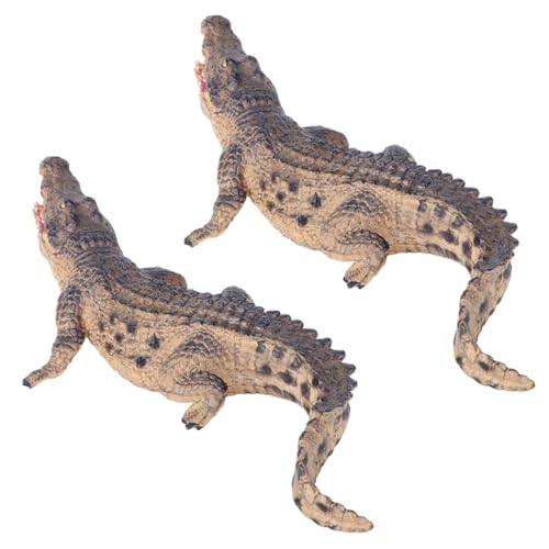 UKCOCO 2 Stück Krokodil Modellspielzeug Realistisches Tiermodell für Bildung Garten und Schlafzimmer Dekoration Beweglicher Lebensechte Simulation für Sammler UKCOCO 2 Stück Krokodil Modellspielzeug Realistisches Tiermodell für Bildung Garten und Schlafzimmer Dekoration Beweglicher Lebensechte Simulation für Sammler von UKCOCO