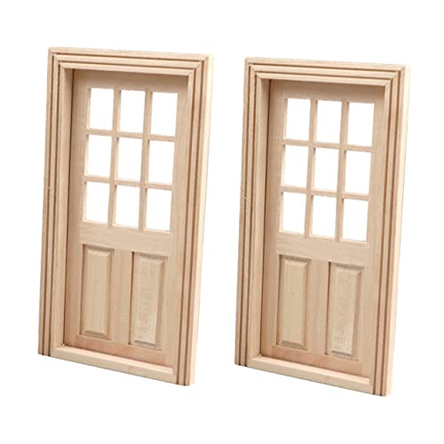 UKCOCO 2 Stück Mini Tür Und Fenstermodell Heimdekoration Mini Möbel Requisite Puppenhausmöbel Kleines Winzige Häuser Dekoration Kleines Winzige Häuser Puppenhaus UKCOCO 2 Stück Mini Tür Und Fenstermodell Heimdekoration Mini Möbel Requisite Puppenhausmöbel Kleines Winzige Häuser Dekoration Kleines Winzige Häuser Puppenhaus von UKCOCO