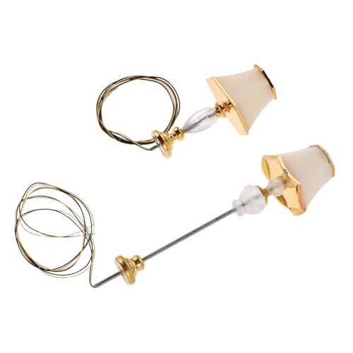 UKCOCO 2 Stück Miniature Dollhouse Lamp Europäischer Stil mit Warmlicht Handgemachte DIY Beleuchtung für Puppenhaus für Kreativität und Fantasie UKCOCO 2 Stück Miniature Dollhouse Lamp Europäischer Stil mit Warmlicht Handgemachte DIY Beleuchtung für Puppenhaus für Kreativität und Fantasie von UKCOCO