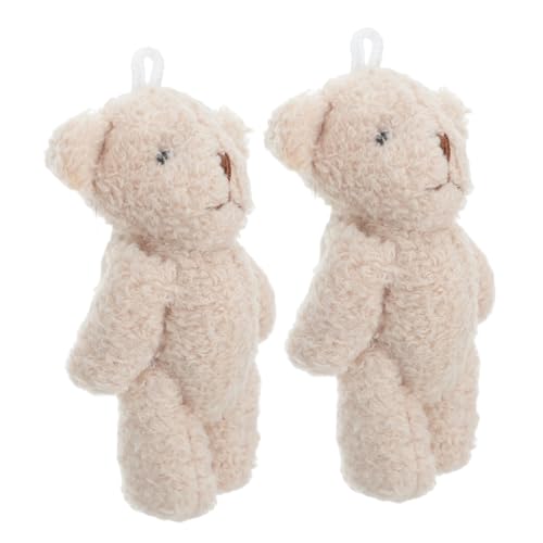 UKCOCO 2 Stück Puppenhaus Bärenpuppe Kuscheltier Mini Stofftiere Simulation ausgestopfte Plüschbärenpuppe Tragen Sie Plüschspielzeug Plüschbabypuppe Minibär Bärenfigur PP Baumwolle Khaki UKCOCO 2 Stück Puppenhaus Bärenpuppe Kuscheltier Mini Stofftiere Simulation ausgestopfte Plüschbärenpuppe Tragen Sie Plüschspielzeug Plüschbabypuppe Minibär Bärenfigur PP Baumwolle Khaki von UKCOCO