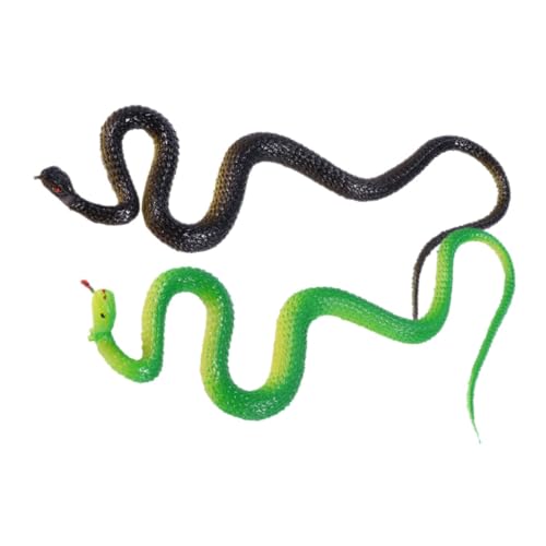 UKCOCO 2 Stück Realistisches Teiliges Schlangenmodell aus Langlebigem Material Detailgetreues Fake Snake für Halloween Dekoration Gartendeko Rollenspiele Schlangenfigur UKCOCO 2 Stück Realistisches Teiliges Schlangenmodell aus Langlebigem Material Detailgetreues Fake Snake für Halloween Dekoration Gartendeko Rollenspiele Schlangenfigur von UKCOCO