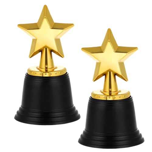 UKCOCO 2 Stück Sporttrophäe Trophäenpreis Feiertagstrophäe Jubeltrophäe Feier-trophäen-requisite Kleine Trophäe Mini -trophäe Sterne-trophäe Trophäen Vergeben Kleine Pokalübergabe Plastik UKCOCO 2 Stück Sporttrophäe Trophäenpreis Feiertagstrophäe Jubeltrophäe Feier-trophäen-requisite Kleine Trophäe Mini -trophäe Sterne-trophäe Trophäen Vergeben Kleine Pokalübergabe Plastik von UKCOCO