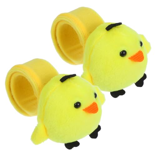 UKCOCO 2 Stück Süßes Huhn-schnapparmband, Bezauberndes Stofftier-schlagband, Plüsch-schlagarmband, Spielzeug Für Geburtstagsfeiern, Handgelenk-schlagarmband UKCOCO 2 Stück Süßes Huhn-schnapparmband, Bezauberndes Stofftier-schlagband, Plüsch-schlagarmband, Spielzeug Für Geburtstagsfeiern, Handgelenk-schlagarmband von UKCOCO