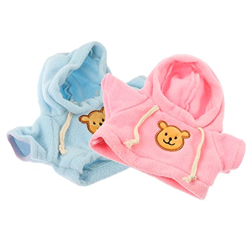 UKCOCO 2 Stück Teiliges Puppenkleidungsset für Bären Stofftiere Wiederverwendbare Waschbare Kinderpuppenkleidung Strapazierfähige Sweatshirts Blau Niedliche Kostüme für Kuscheltier UKCOCO 2 Stück Teiliges Puppenkleidungsset für Bären Stofftiere Wiederverwendbare Waschbare Kinderpuppenkleidung Strapazierfähige Sweatshirts Blau Niedliche Kostüme für Kuscheltier von UKCOCO