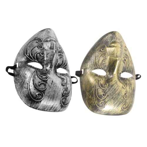 UKCOCO 2 Stück Vintage Venezianische Vollgesichtsmaske für Halloween Maskenball Kostüm Party Retro Inspiriert Bequemes Atmungsaktives Plastik Unisex Vollständige Gesichtsbedeckung UKCOCO 2 Stück Vintage Venezianische Vollgesichtsmaske für Halloween Maskenball Kostüm Party Retro Inspiriert Bequemes Atmungsaktives Plastik Unisex Vollständige Gesichtsbedeckung von UKCOCO