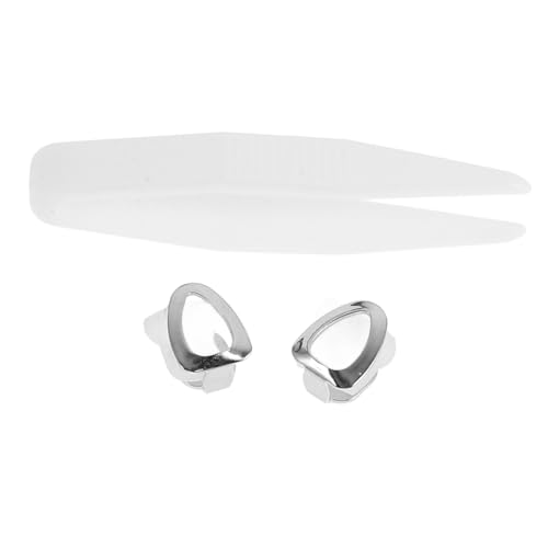 UKCOCO 2 Stück Zahnarztkappe Cosplay -Accessoires gefälschte Zahnkappe Grills Halloween verkleiden Goldzahn gefälschte Zahnprothesen Halloween-Party-Cosplay-Requisiten Kupfer Silber UKCOCO 2 Stück Zahnarztkappe Cosplay -Accessoires gefälschte Zahnkappe Grills Halloween verkleiden Goldzahn gefälschte Zahnprothesen Halloween-Party-Cosplay-Requisiten Kupfer Silber von UKCOCO