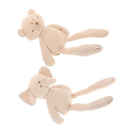 UKCOCO 2 Stücke Kuscheltiere Baumwolle Spielzeug Kleine Tier Spielzeug Für Kinder Neugeborene Baby Spielzeug Baumwolle Puppe Ornament Kuscheltiere Für Babys von UKCOCO