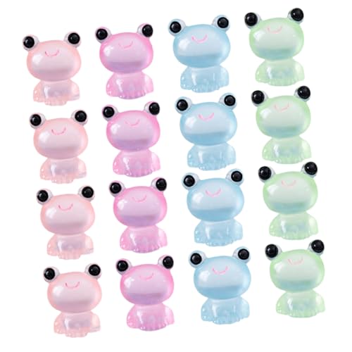 UKCOCO 20 Stück Miniatur Frosch Figuren Resin Luminous Frog Ornamente für Garten Mooslandschaften und Puppenhäuser Bunten Farben Grün Blau Rosa UKCOCO 20 Stück Miniatur Frosch Figuren Resin Luminous Frog Ornamente für Garten Mooslandschaften und Puppenhäuser Bunten Farben Grün Blau Rosa von UKCOCO