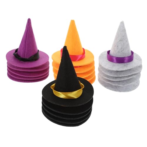 UKCOCO 20Stücke Hexenhüte für Halloween Bastel und Party Requisiten Mikro Landschaftshüte für Puppenhausdekoration UKCOCO 20Stücke Hexenhüte für Halloween Bastel und Party Requisiten Mikro Landschaftshüte für Puppenhausdekoration von UKCOCO