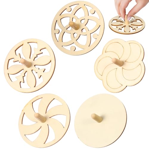 UKCOCO 20pcs Unvollendete Holzkreisel, DIY Bastelset für Kinder, Naturholz Tops zum Bemalen, Partyzubehör für Kindergeburtstag UKCOCO 20pcs Unvollendete Holzkreisel, DIY Bastelset für Kinder, Naturholz Tops zum Bemalen, Partyzubehör für Kindergeburtstag von UKCOCO