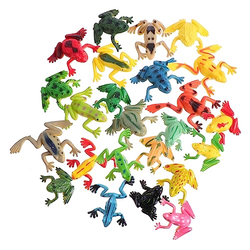 UKCOCO 24 Stück Miniatur Frosch Modelle Simulierte Froschfiguren für Bastelideen Lernspielzeug und Garten Dekoration für DIY Projekte und Bildung UKCOCO 24 Stück Miniatur Frosch Modelle Simulierte Froschfiguren für Bastelideen Lernspielzeug und Garten Dekoration für DIY Projekte und Bildung von UKCOCO