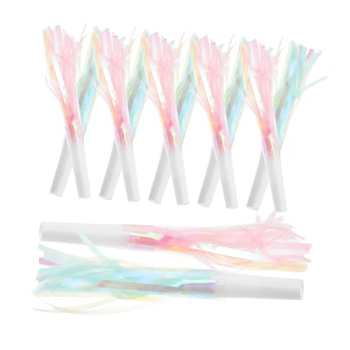 UKCOCO 24 Stück Quastenpfeife Party Hörner Gebläse Krachmacher musikalischer Knaller Geburtstagsausbrüche Krachmacher-Blowouts Noisemaker Blowouts Krachmacher Plastik von UKCOCO