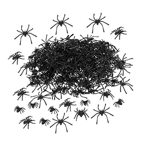 UKCOCO 240Stücke Halloween Spinnenspielzeuge Realistische Dekorative Fake Spinnen für Gruselige Partys Halloween für von UKCOCO