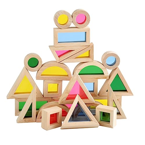 UKCOCO 24Stücke Kaleidoskopisches Blockset für Kleinkinder mit Geometrischen Formen Spielerisches Lernspielzeug Hand Auge Koordination und Selbstentdeckung UKCOCO 24Stücke Kaleidoskopisches Blockset für Kleinkinder mit Geometrischen Formen Spielerisches Lernspielzeug Hand Auge Koordination und Selbstentdeckung von UKCOCO