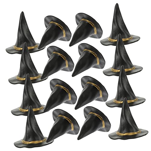 UKCOCO 24Stücke Mini Hexenhüte für Puppenhaus Süße Halloween Deko für DIY Kunsthandwerk und Halloween Dekorationen Langlebig und Bruchsicher Kreative UKCOCO 24Stücke Mini Hexenhüte für Puppenhaus Süße Halloween Deko für DIY Kunsthandwerk und Halloween Dekorationen Langlebig und Bruchsicher Kreative von UKCOCO