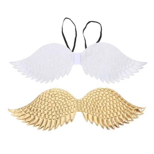 UKCOCO 2Stücke Engelsflügel für Leichte Kostümflügel für Halloween Valentinstag Weihnachtsfeiern für Cosplay Bühnenaufführungen UKCOCO 2Stücke Engelsflügel für Leichte Kostümflügel für Halloween Valentinstag Weihnachtsfeiern für Cosplay Bühnenaufführungen von UKCOCO