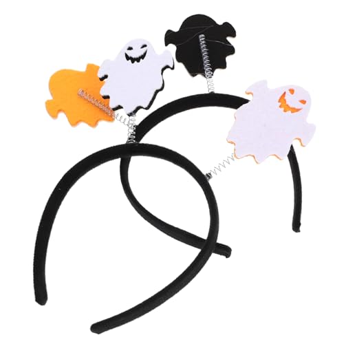 UKCOCO 2Stücke Halloween Haarreif mit Geisterdesign Cosplay Stirnband für Halloween Partys und Gruselige Kopfbedeckung für Damen und Langlebig und Auffällig von UKCOCO