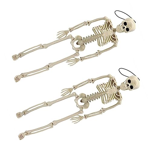UKCOCO 2Stücke Halloween Skelett Dekoration Spukhaus Requisite für Gruselige Partys und Schaurige Räume Realistische Modelle für Halloween und Geisterhaus Dekoration UKCOCO 2Stücke Halloween Skelett Dekoration Spukhaus Requisite für Gruselige Partys und Schaurige Räume Realistische Modelle für Halloween und Geisterhaus Dekoration von UKCOCO