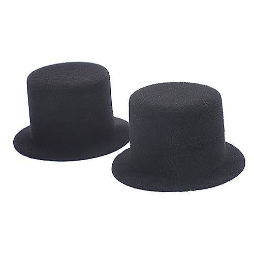 UKCOCO 2Stücke Mini Top Hat Puppenzubehör Dekorative Hüte für DIY Bastelarbeiten und Puppenkleidung Kawaii Hüte aus Hochwertigem für Besondere Anlässe UKCOCO 2Stücke Mini Top Hat Puppenzubehör Dekorative Hüte für DIY Bastelarbeiten und Puppenkleidung Kawaii Hüte aus Hochwertigem für Besondere Anlässe von UKCOCO