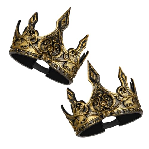 UKCOCO 2Stücke PU für Herren Luxuriöse und Bequeme Kopfbedeckung für Partys Cosplay und Themenveranstaltungen für Halloween und Bühnenaufführungen UKCOCO 2Stücke PU für Herren Luxuriöse und Bequeme Kopfbedeckung für Partys Cosplay und Themenveranstaltungen für Halloween und Bühnenaufführungen von UKCOCO