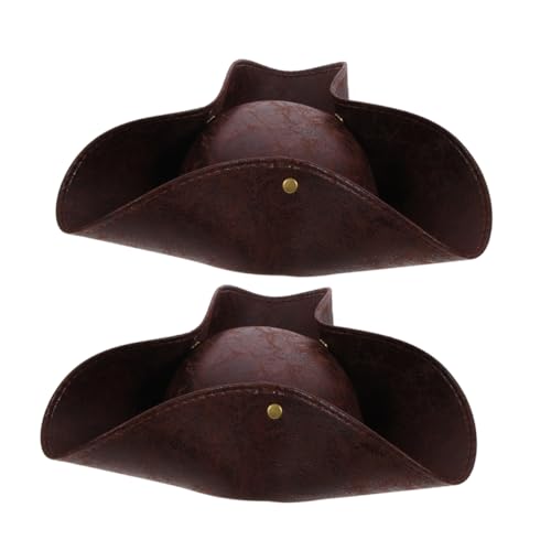 UKCOCO 2Stücke Piraten Hut für Halloween Kostüm Unisex Maskerade Party Zubehör für Cosplay Festivals Perfektes Piratenaccessoire für Damen UKCOCO 2Stücke Piraten Hut für Halloween Kostüm Unisex Maskerade Party Zubehör für Cosplay Festivals Perfektes Piratenaccessoire für Damen von UKCOCO