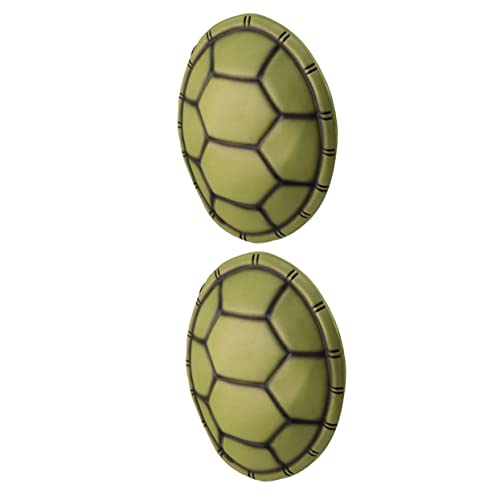 UKCOCO 2Stücke Realistische Schildkrötenpanzer Cosplay Halloween Foto Requisiten aus Eva Sicher und Bequem für Kostümpartys und Rollenspiele von UKCOCO