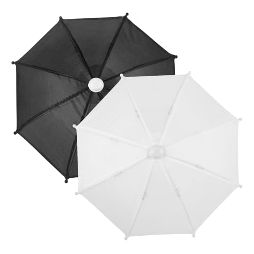 UKCOCO 2Stücke Regenschirm für Puppenhaus Dekoration und Exquisit Verarbeitet Lebendige Miniaturspielzeuge für Puppenhaus Accessoires von UKCOCO