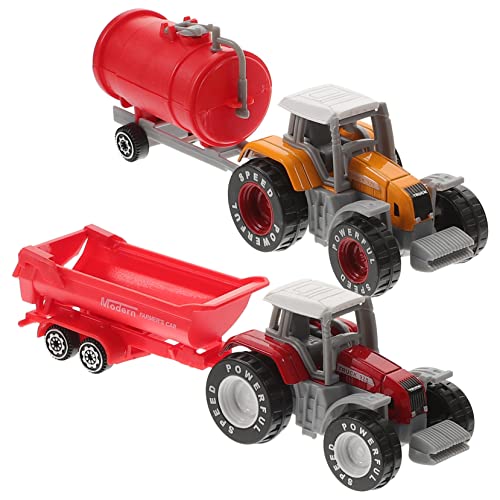 UKCOCO 2Stücke Traktormodell Lifelike Plastik LKW für Leuchtenden Farben Langlebig und Realistische Details Rollenspiele und Kreative UKCOCO 2Stücke Traktormodell Lifelike Plastik LKW für Leuchtenden Farben Langlebig und Realistische Details Rollenspiele und Kreative von UKCOCO