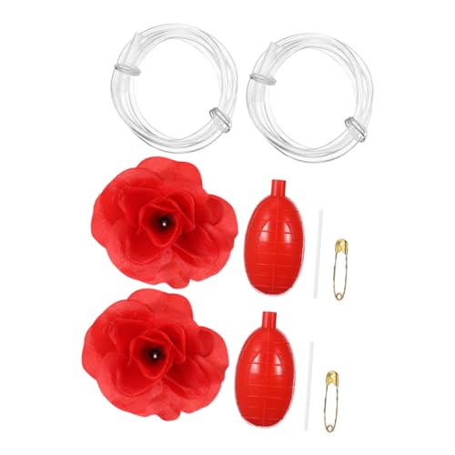 UKCOCO 2Stücke Wasserspritz Rote Lustiges Streichspielzeug für Erwachsene für Aprilscherze Halloween und Partys Realistische Spritzblumen Wiederverwendbar UKCOCO 2Stücke Wasserspritz Rote Lustiges Streichspielzeug für Erwachsene für Aprilscherze Halloween und Partys Realistische Spritzblumen Wiederverwendbar von UKCOCO