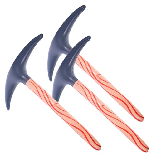 UKCOCO 3 Stück Aufblasbare Pickaxe Spielzeuge Leichte PVC Party Requisiten Vielseitig für Indoor Outdoor Kindergeburtstag Halloween Weihnachten Fördert Motorik und Fantasievolles von UKCOCO