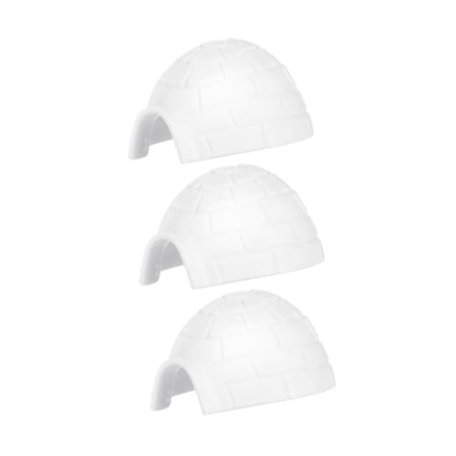 UKCOCO 3 Stück Iglu-Modell Iglu- Arktisches Modell Zahlen Schnee Miniaturen Bären Party Polar- Miniaturfiguren kleine Figuren Mini Eishaus Plastik Weiß UKCOCO 3 Stück Iglu-Modell Iglu- Arktisches Modell Zahlen Schnee Miniaturen Bären Party Polar- Miniaturfiguren kleine Figuren Mini Eishaus Plastik Weiß von UKCOCO