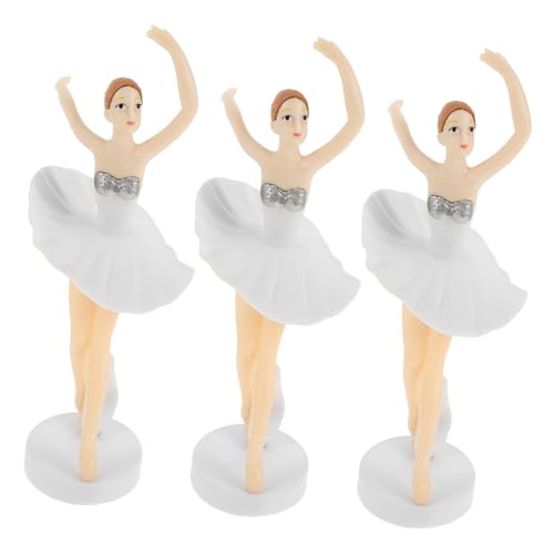 UKCOCO 3 Stück Kuchendekorationspuppe Tortenaufsätze Für Geburtstage Thematisiert Geburtstagsdekorationen Dekorieren Von Balletttorten Ornament Miniatur Mädchen Wunder Pvc Weiß UKCOCO 3 Stück Kuchendekorationspuppe Tortenaufsätze Für Geburtstage Thematisiert Geburtstagsdekorationen Dekorieren Von Balletttorten Ornament Miniatur Mädchen Wunder Pvc Weiß von UKCOCO