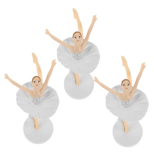 UKCOCO 3 Stück Kuchendekorationsverzierungen Ballettröckchen Tortenaufsätze Für Geburtstage Dekorationen Für Mädchenfiguren Party Wunder Rosa Girly Dekorieren Von Balletttorten Pvc Weiß UKCOCO 3 Stück Kuchendekorationsverzierungen Ballettröckchen Tortenaufsätze Für Geburtstage Dekorationen Für Mädchenfiguren Party Wunder Rosa Girly Dekorieren Von Balletttorten Pvc Weiß von UKCOCO