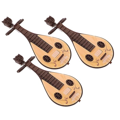 UKCOCO 3 Stück Miniatur Chinesische Musikinstrumente Pipa Modelle für Puppenhaus Deko Hochwertige Handwerkskunst Leichtes und Sicheres Material für Miniatur Szenen UKCOCO 3 Stück Miniatur Chinesische Musikinstrumente Pipa Modelle für Puppenhaus Deko Hochwertige Handwerkskunst Leichtes und Sicheres Material für Miniatur Szenen von UKCOCO