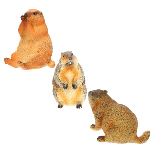 UKCOCO 3 Stück Realistische Groundhog Figuren Simulation Modell mit Glatten Kanten Pädagogisches Wildtier für und Bürodekoration Leicht und Sicher UKCOCO 3 Stück Realistische Groundhog Figuren Simulation Modell mit Glatten Kanten Pädagogisches Wildtier für und Bürodekoration Leicht und Sicher von UKCOCO