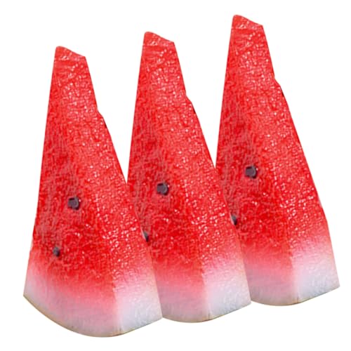UKCOCO 3 Stück Simulierte Wassermelonenscheiben Wassermelonenschneider Wassermelonenstücke Obst Künstliche Wassermelonenscheiben Wassermelonenornamente Wassermelonendekoration UKCOCO 3 Stück Simulierte Wassermelonenscheiben Wassermelonenschneider Wassermelonenstücke Obst Künstliche Wassermelonenscheiben Wassermelonenornamente Wassermelonendekoration von UKCOCO