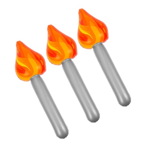 UKCOCO 3 Stück Teiliges Aufblasbares Fackelset aus Langlebigem Realistisch Gestaltete Dekorationsfackeln Leicht und Tragbar für Sportveranstaltungen Kinderfeste und Outdoor Feiern UKCOCO 3 Stück Teiliges Aufblasbares Fackelset aus Langlebigem Realistisch Gestaltete Dekorationsfackeln Leicht und Tragbar für Sportveranstaltungen Kinderfeste und Outdoor Feiern von UKCOCO