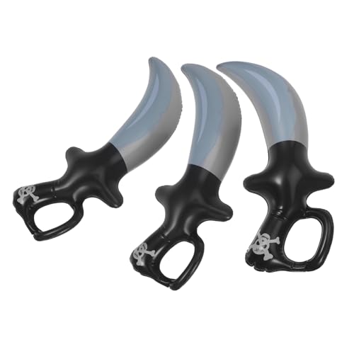 UKCOCO 3 Stück Teiliges Aufblasbares Piratenschwert Ergonomischer Griff Cosplay Prop für Halloween Piratenparty Bühnenauftritte und Festivalgeschenke UKCOCO 3 Stück Teiliges Aufblasbares Piratenschwert Ergonomischer Griff Cosplay Prop für Halloween Piratenparty Bühnenauftritte und Festivalgeschenke von UKCOCO