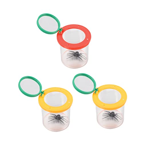 UKCOCO 3 Stück Teiliges Insektenbeobachtungsset mit Lupe Outdoor Lernspielzeug Rot und Gelb für Naturerkundung und Wissenschaftliche Entdeckung UKCOCO 3 Stück Teiliges Insektenbeobachtungsset mit Lupe Outdoor Lernspielzeug Rot und Gelb für Naturerkundung und Wissenschaftliche Entdeckung von UKCOCO